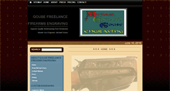 Desktop Screenshot of gousefreelancefirearmsengraving.com